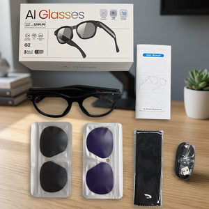 แว่นตา G2 AI พร้อมผู้ช่วย AI โทรออกได้ ชาร์จผ่าน Type-C บันทึกวิดีโอ 720P - Product Image 3