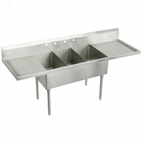 Évier de cuisine en acier inoxydable 304 316 à prix d'usine pour restaurant, plan de travail commercial, extérieur, école, évier à 3 compartiments avec table