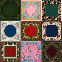 Tapis de mahjong américain antidérapant, insonorisant et lavable, idéal pour les réunions de famille, les pique-niques et Noël, directement de l'usine.