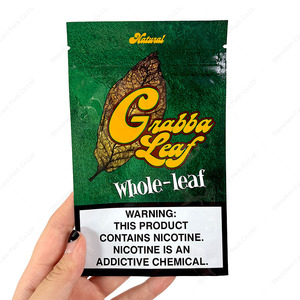 3サイドシール葉包装タバコポーチシガー保湿ジップロックバッググラビア印刷リサイクル可能 - Product Image 4