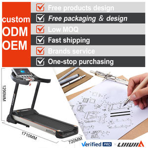 Caminadora Eléctrica Plegable de Alta Calidad de 2.0HP para Uso Doméstico con Inclinación Automática, Equipo de Fitness - Product Image 3