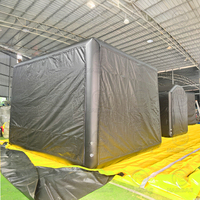 Portable Pup up Golf Simulator Enclosure Tente gonflable bon marché Cage de terrain de golf pour la location d'événements de fête
