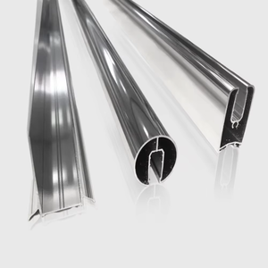 المشي في الحمام في إطار من الألومنيوم الزجاج المقسى السميك - Product Image 2