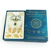 Jeu de cartes de tarot en papier écologique avec boîte à couvercle, impression personnalisée, certifié FSC, couleurs et motifs personnalisables, estampage à chaud