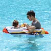 Swimbobo bébé siège flotteurs épaissir PVC gonflable enfants flotteur enfant anneaux de natation jouets anneau flottant été avec auvent