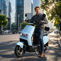 Meilleure moto électrique de rue, moteur sans balais 1500W, batterie 72V, cadre en acier, freins à disque, charge utile 300kg, vitesse élevée 40-60km/h