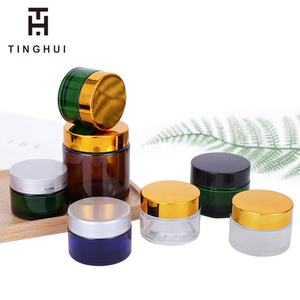Frascos y tarros de vidrio personalizados para cosméticos de 5 ml y 10 ml, mini recipientes de vidrio con tapas. - Product Image 2