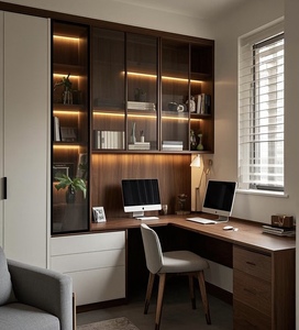 Scrivanie in Legno Ecologiche Stile Moderno con Multi-Scomparti per Camera da Letto, Soggiorno e Arredamento Villa - Vendita Diretta dalla Fabbrica - Product Image 3