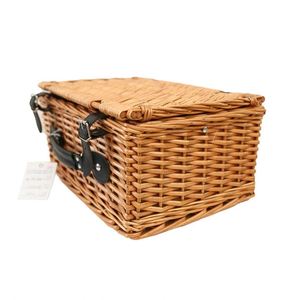 <span class=keywords><strong>Panier</strong></span> pique-nique classique en bambou pour le linge, sac cabas Saint-Valentin, paniers mignons complets avec couverts - Product Image 1