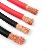 Hochwertiges 70mm Batterie-Schweißkabel PVC-Isoliert Rot-Schwarz 70mm2 Flexibles DC-Kupfer Einadriges Stromkabel