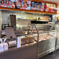 Solution Complète d'Équipement de Restauration Commerciale Type KFC pour Cuisine Professionnelle Fast Food