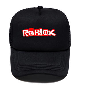 Gorra de béisbol de malla tejida de <span class=keywords><strong>Roblox</strong></span>, deportiva, transpirable, impermeable, unisex, para adultos, con letras de dibujos animados en 2D y visera de pato. - Product Image 6