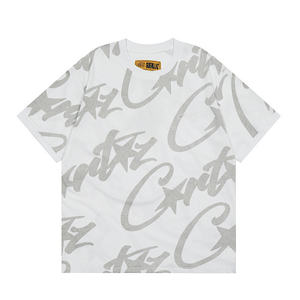 Camiseta CORTEIZ de verano, unisex, holgada y casual, con logo impreso, estilo clásico básico, manga corta, de marca de moda. - Product Image 3