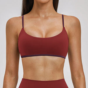 <span class=keywords><strong>Soutien</strong></span>-<span class=keywords><strong>gorge</strong></span> de <span class=keywords><strong>sport</strong></span> personnalisé en Spandex recyclé durable, à contraste de couleurs, extensible dans les 4 sens, avec bretelles ajustables, séchage rapide, <span class=keywords><strong>pour</strong></span> yoga, course et gym - Product Image 2