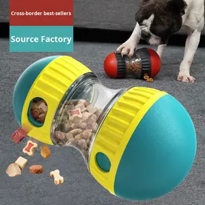 Etkileşimli Yuvarlanan Ödül Topu, Zihinsel Stimülasyon ve Eğitim için Yavaş Besleme Köpek Oyuncağı - Product Image 3