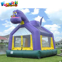 Juegos Inflables Personalizados para Niños Pequeños, Brincolines Inflables de Dinosaurio en Venta