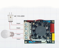 Régulateur de tension électronique SCR haute puissance 10000W 6000W, contrôleur de vitesse, contrôle de la température avec interrupteur AC 100 220V