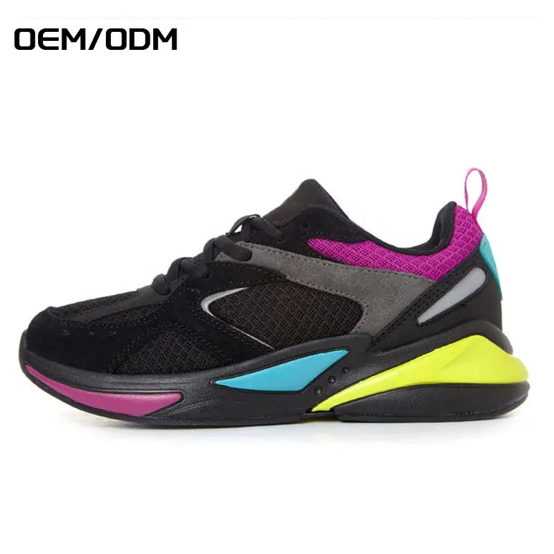JIANER China Cheap Fashion Soft Black Women Zapatos Trainer Shoes Athletic Mens Sport Sneakers