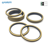 Doppel-O-Ring Kombinationsdichtung Sternförmig X-förmig PTFE-Dichtungsring für Kolbenzylinder Pneumatische Kolbendichtung Kolbendichtungen