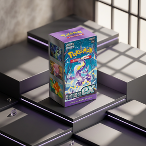 TCG กล่องบูสเตอร์สีม่วงแดงม่วงปิดผนึกแบบเกาหลีการ์ดซื้อขายจำนวนมากขายส่ง - Product Image 1
