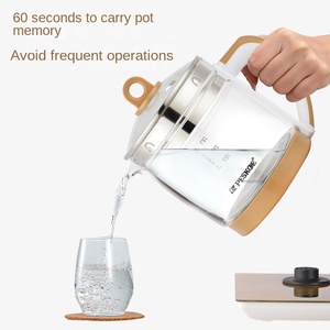 Olla para Conservar la Salud, Multifuncional, Doble Caldera, Acero Inoxidable, 1.2L, 1200W, Control Táctil, Mango Resistente al Calor, para Hierbas - Product Image 4