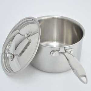 Bộ nồi chảo titan <span class=keywords><strong>5</strong></span> lớp với nắp bằng thép không gỉ dùng cho nấu ăn trong nhà bếp - Product Image 4