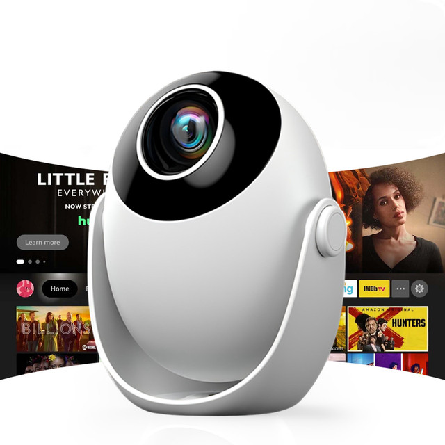 Can Discount Price for 300 ANSI Lumens Smart Video Projector 720P Support 1080P 4K Allwinner H723 Home Theater Multimedia Player