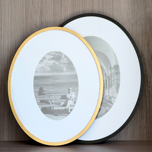Support photo ovale en métal <span class=keywords><strong>à</strong></span> prix d'usine, support mural artistique robuste et moderne AL-32, idéal pour les musées - Product Image 5