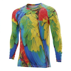 Men's Compression <b>Long</b> <b>Sleeve</b> Sports Athletic Rash Guard Cool Dry Workout Base Layer <b>Undershirt</b> Fitness TShirt Summer - Product Image 1