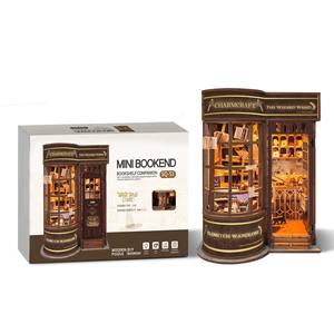 Magic School Bookend &amp; 3D Wooden Puzzle - DIY Craft Kit for Adults, Creative Home Decor and Collectors Gift <strong>Book</strong> Stand - Product Image 1