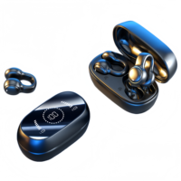 Earbuds M47, Headphone, Headset Wireless terlaris, Ear Clip, Kontrol Gerakan Suara, Daya Tahan Baterai Ultra Lama