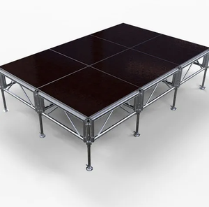 ESI Escenario portátil modular de aluminio de bajo perfil Capacidad de carga de 500Kg Instalación rápida para eventos temporales Pantallas de armazón de marca - Product Image 1