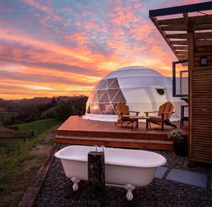 เต็นท์แกลมปิ้งสุดหรูในบัลแกเรียพร้อมห้องน้ำและเครื่องปรับอากาศ เต็นท์แกลมปิ้งทรงโดมไม้แบบธรรมชาติจาก <span class=keywords><strong>Naturehike</strong></span> - Product Image 4