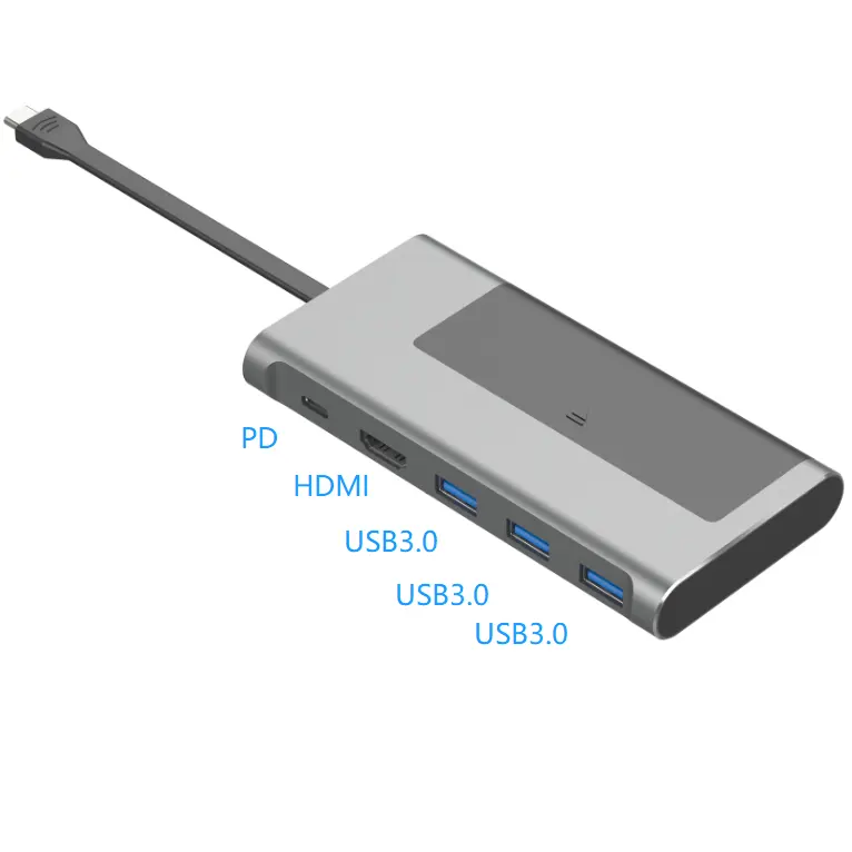 Ugreen — adaptateur TC517 vers usb 3.0, avec ssd, 2 to, M.2, NVME, boîtier, lecteur de carte, usb 3.0, port 4K