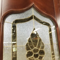 Portes extérieures et intérieures en bois massif laqué de style Shaker, de luxe, modernes, de la marque CBMmart Classoc, avec moustiquaire en fibre de verre.