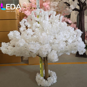 ต้นซากุระประดิษฐ์ LEDA ทนทาน ต้นเชอร์รี่บลอสซัมดอกสีขาว ต้นซากุระผ้าไหมสำหรับตกแต่งงานแต่งงาน - Product Image 3