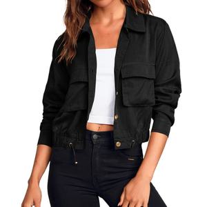 Wholesale Customized Logo Outdoor Zip up Lightweight Women's Jackets Ladies Jackets <b>Blazers</b> Gym Long Sleeves Jacket for Women - Product Image 1