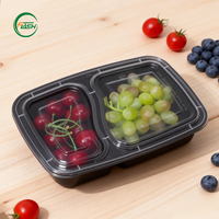 Veelzijdige PP plastic voedselcontainers voor warme en koude gerechten, ideaal voor ontbijt, lunch en diner