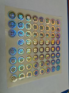 ป้ายผนึกเพื่อความปลอดภัยโฮโลแกรมกันการงัดแงะป้องกันการปลอมแปลงกันน้ำสติกเกอร์เป็นโมฆะสำหรับโปรโมชั่นป้องกันการปลอมแปลง - Product Image 2