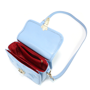 Bolso de Hombro de PU con Estampado Floral Azul, Diseño con Correa Ajustable y Logotipo Personalizado, Venta al Por Mayor del Fabricante GORFIA - Product Image 6