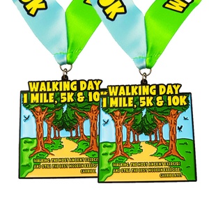 Medallas y Trofeos Deportivos de Metal para Maratón, Sublimables, con Grabado Personalizado y Cordón, Venta al Por Mayor - Product Image 5