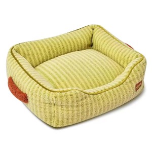 Lit pour animaux <span class=keywords><strong>de</strong></span> compagnie personnalisé avec logo, chaud et rayé pour l'hiver, en peluche douce, nid pour chat et chien, amovible, lavable, confortable pour les animaux <span class=keywords><strong>de</strong></span> compagnie <span class=keywords><strong>de</strong></span> petite et moyenne taille - Product Image 2