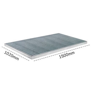 Plate-forme de confinement pour allée en acier galvanisé Carvel 1020x1500mm, capacité de 65 litres - Product Image 4