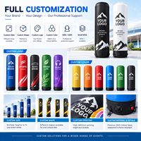 Colonne gonflable personnalisée CATC avec logo, en tissu Oxford 350D, imperméable et résistante au vent |   Pilier publicitaire personnalisé pour événements, couleur sur mesure |   1