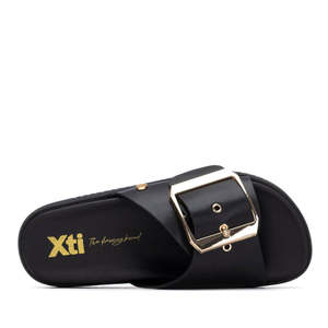 Xti Pantoufles basses pour femmes 145379 Noir 36 Pantoufles de maison à talon de 3 cm - Product Image 5