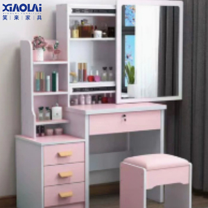 New Arrival Modern Durable Vanity Desk with Sliding Mirror <strong>Compact</strong> <strong>Dressing</strong> <strong>Table</strong> for Small Bedroom - Product Image 5
