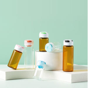 Flaconi in Vetro Colorato con Collo a Crimpatura, Etichetta Personalizzata Serigrafata - per Polvere Liofilizzata, Essenza, Siero, Confezionamento Medicina Estetica - Product Image 5