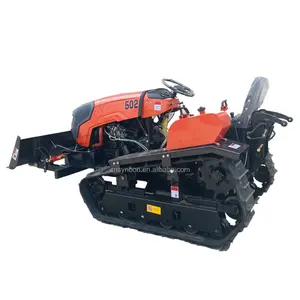 Synbon Landbouwmachines Farm Crawler Rotary Tractor Helmstok 50hp Gevolgd Rit Type Rotorcultivator Voor Hete Koop