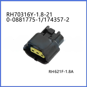 3-Pin Amp Waterproof Import Machine Intake Pressure Sensor <b>Plug</b> Connector 0-0881775-1 174357-2 Automotive Parts - Product Image 2