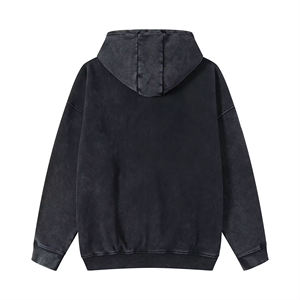 Felpa con cappuccio da <span class=keywords><strong>uomo</strong></span> in spugna lavata di alta qualità con stampa personalizzata per abiti firmati ricamati da <span class=keywords><strong>uomo</strong></span> - Product Image 2